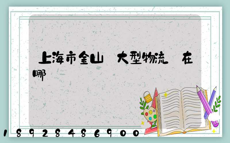上海市金山區大型物流園在哪