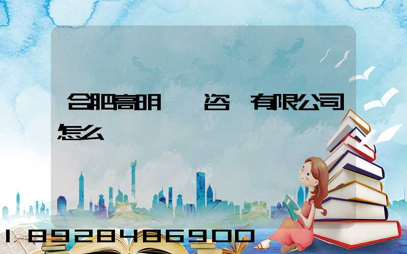 合肥高明貨運咨詢有限公司怎么樣